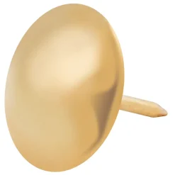 Clous tapissiers en acier plaqués en laiton 18 x 23 mm - 50 pièces^Diall Clearance