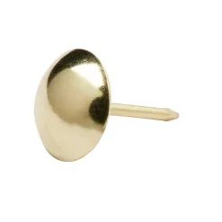 Clous tapissiers en acier plaqués en laiton 12 mm x 50^Diall Discount