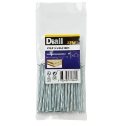 Clous torsadés en acier galvanisé 4,2x110 - 125g^Diall Online