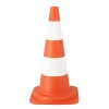 Cône de signalisation orange PVC - HT 54 cm -^Wilmart Hot