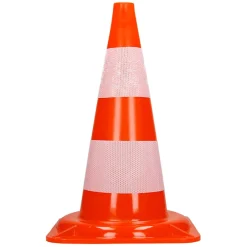 Cône de signalisation routière cône de chantier orange blanc 47 cm 6 pièces^ECD Germany Sale