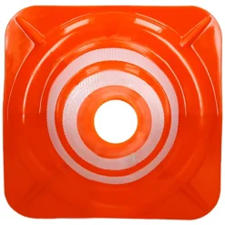 Cône de signalisation routière cône de chantier orange blanc 47 cm 7 pièces-ECD Germany Clearance