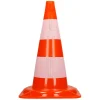 Cônes de signalisation routière cône de chantier orange blanc 47 cm 5 pièces^ECD Germany Best