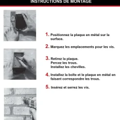 Coffre à clés mural Masterlock 5412EURD-Master Lock