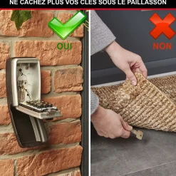 Coffre à clés mural Masterlock 5412EURD-Master Lock