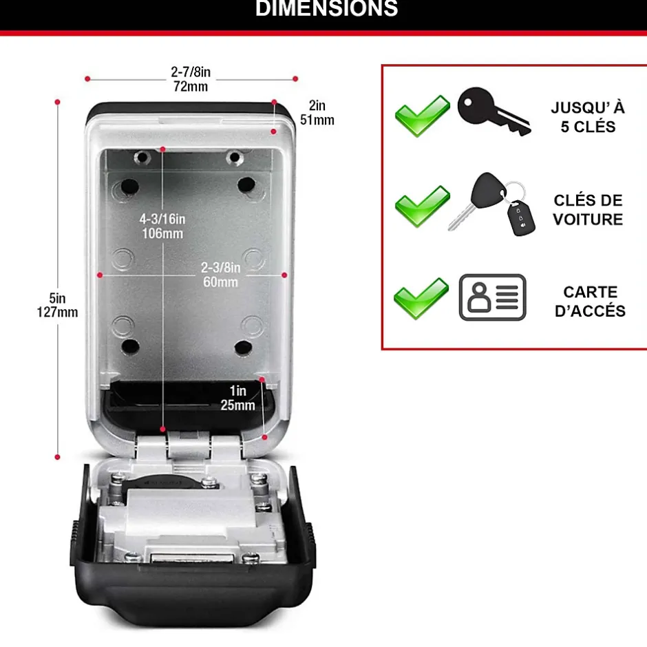 Coffre fort à combinaison Masterlock Select Access-Master Lock Clearance