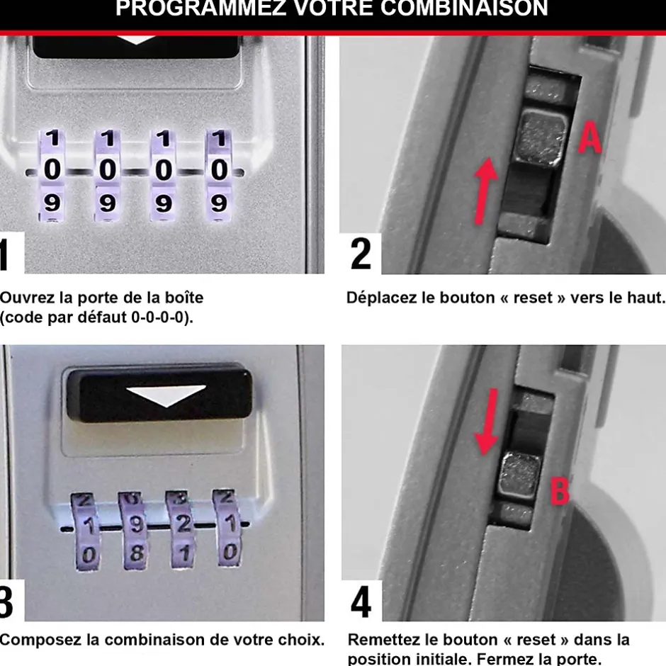 Coffre fort à combinaison Masterlock Select Access-Master Lock Clearance