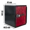 Coffre fort ignifuge 40L Anti feu 1H Electronique a code fixation sol FS-FM40 Reskal Couleur - Rouge-Autres Outlet