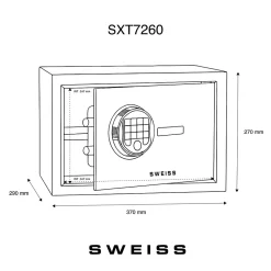 Coffre fort électronique 16L - SXT7260^Sweiss Discount