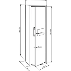 Coffre-fort FAVOR 5 FUSILS E-Burg-Wachter Hot