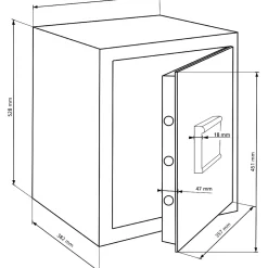 Coffre-fort H 240 S - 20,6L-Burg-Wachter Best