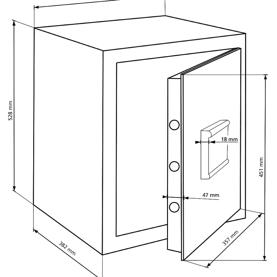 Coffre-fort H 240 S - 20,6L-Burg-Wachter Best