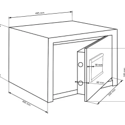 Coffre-fort Magno-Safe M 520 S - 28 L^Burg-Wachter Discount