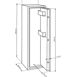 Coffre-fort ranger N 5 S - 179 L^Burg-Wachter Discount