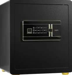 Coffre-fort de Sécurité avec Serrure à Combinaison, étagère et Système d'Alarme, avec Fonction Anti-indiscrétion, 36X31X41 CM-Giantex Best