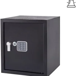 Coffre-fort electronique YEC/390/DB2 40L silver metal-Yale Best