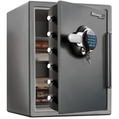 Coffre-fort Ignifuge et Etanche XXL 56,6 Litres Combinaison Electronique et A Clé - LTW205GYC^Master Lock