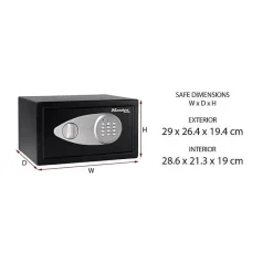 Coffre-fort X041ML 11L - Serrure Electronique - Idéal pour Bijoux, Papiers d'Identite-Master Lock Discount