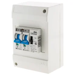 Coffret chauffe-eau 2 disj + contacteur jour/nuit^Zenitech Online