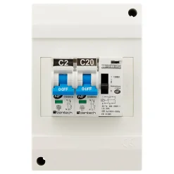 Coffret chauffe-eau 2 disj + contacteur jour/nuit^Zenitech Online