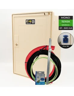 Coffret Complet 15 Mètres 3/6/9 Kw 