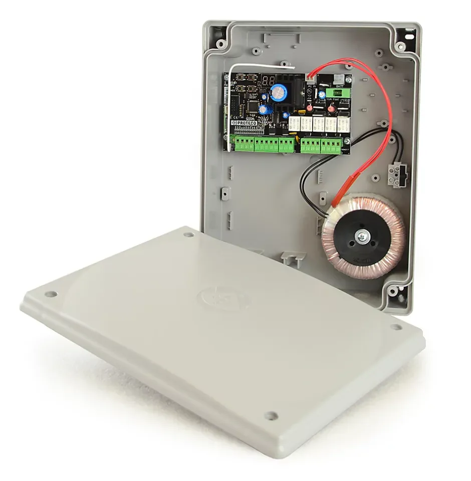 Coffret complet Q20A pour portail a battants en 24V - 1490^Proteco Clearance