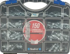 Coffret de 150 chevilles à expansion + vis pré-montées , pour plaques de plâtre^Scell-It Outlet