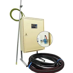 Coffret de chantier monophasé 12 kW - pack complet raccordement souterrain 3 mètres conforme ENEDIS avec bornier IP2X^Tecko New