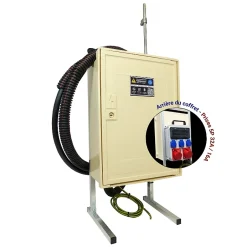 Coffret de chantier triphasé 6/18 kW - pack complet raccordement AIR 15m avec prises 32A 16A conforme ENEDIS^Tecko Discount