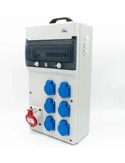 Coffret De Prises Triphasé 32a-Carré Rouge New