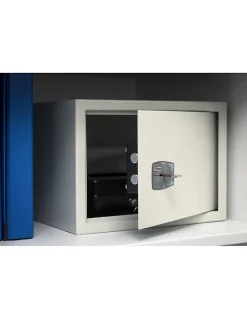 Coffret de sécurité à poser Sedan, fermeture par clé, 2 pênes, 15L -^Thirard Discount