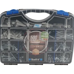 Coffret de visserie 500 vis + 100 chevilles^Scell-It Outlet