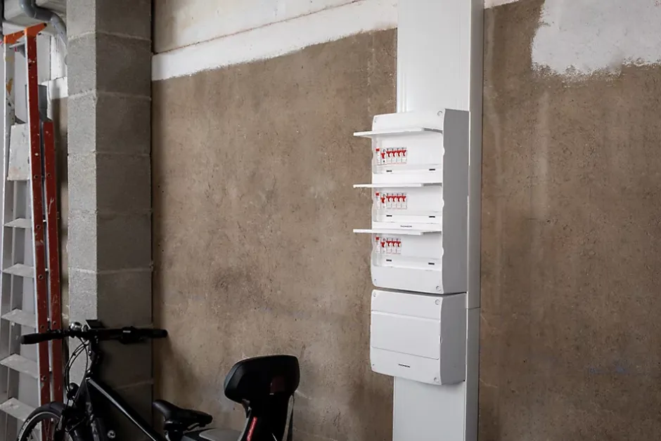 Coffret électrique 3 rangées 39 modules T4^Thomson