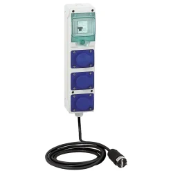 Coffret électrique de chantier pré-équipé et pré-câblé 3 prises 16A Kaedra^Schneider Electric Discount