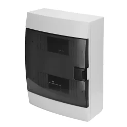 Coffret électrique en saillie 16 modules Tableau électrique nu blanc fumé, 215 x 290,5 x 110 mm, HOROZ-Horoz Electric Hot