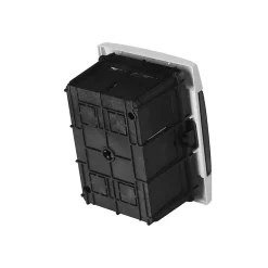 Coffret électrique encastré 4 modules Tableau électrique nu blanc fumé, 140 x 173 x 104 mm, HOROZ^Horoz Electric