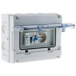 Coffret électrique IP65 8 modules + accessoires^Zenitech Online