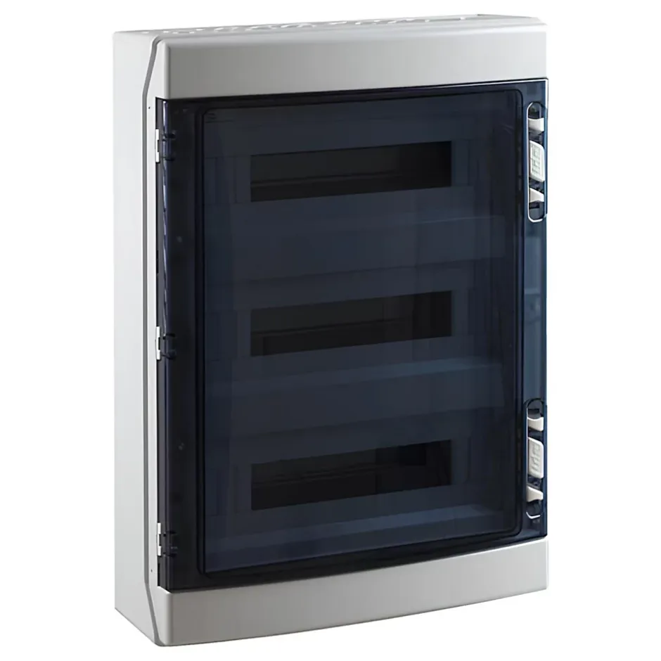 Coffret électrique étanche Pour L'extérieur Ip65 - 3 Rangées De 18 Modules - Hxlxp 586x418x148mm Ecology-Ide Hot