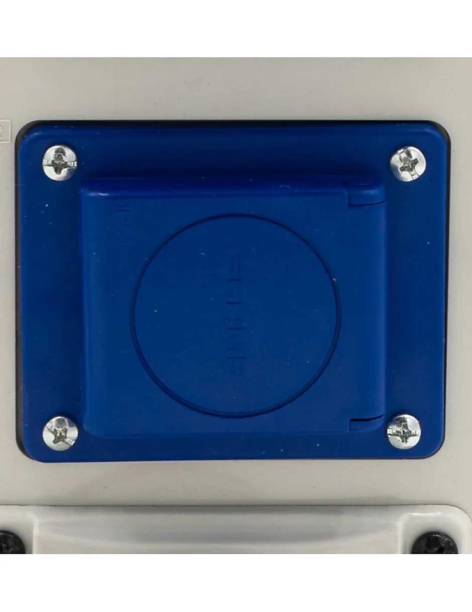 Coffret Triphasé 18/36 Kws Avec Prises^Carré Rouge New