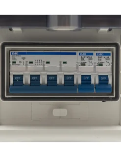 Coffret Triphasé 6/18 Kws Avec Prises-Carré Rouge Clearance