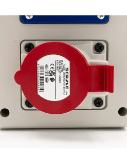 Coffret Triphasé 6/18 Kws Avec Prises-Carré Rouge Clearance