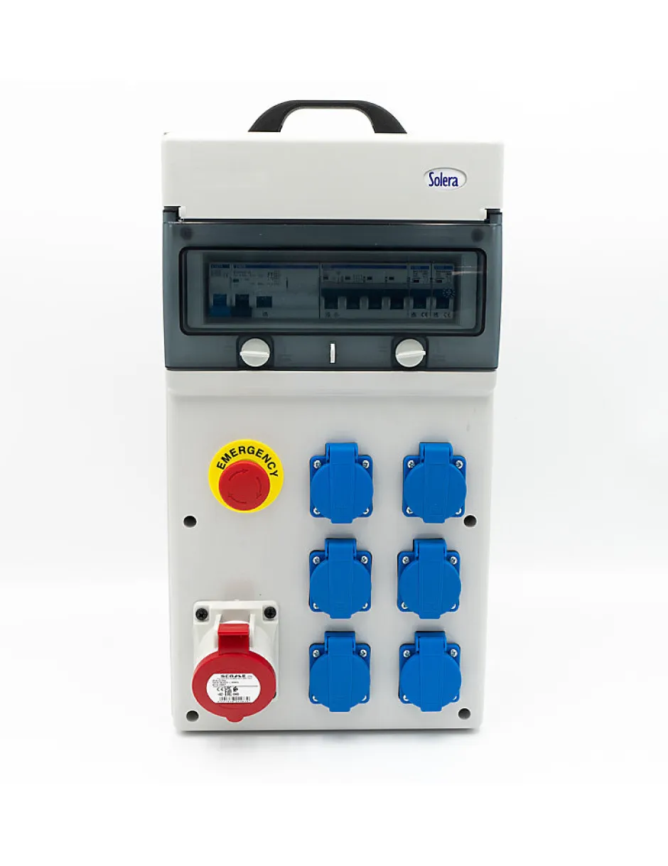 Coffrets D'étages 7 Pc 400v 16a Lc2^Carré Rouge Best