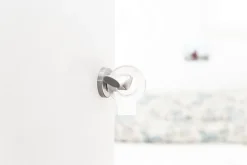 Coin de porte lock Rei transparent ⌀8,2x H.1,5 cm- Clearance