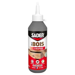 Colle à bois à prise rapide transparente après séchage biberon de 250 g^Sader Sale
