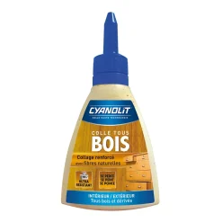 Colle à bois 125g collage renforcé^Cyanolit