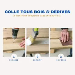 Colle à bois 125g collage renforcé^Cyanolit