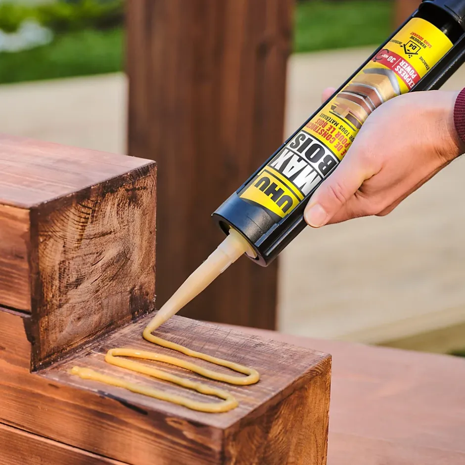 Colle à bois sans PU , cartouche 380g-UHU Discount