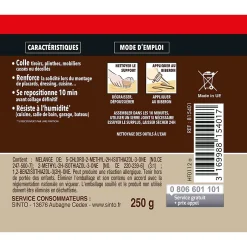 Colle à bois tous bois et dérivés 100g^Sintobois New