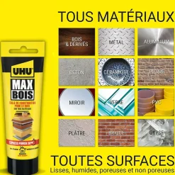 Colle à bois Wood Max Express Power 7002043 en tube de 100 g-UHU Best