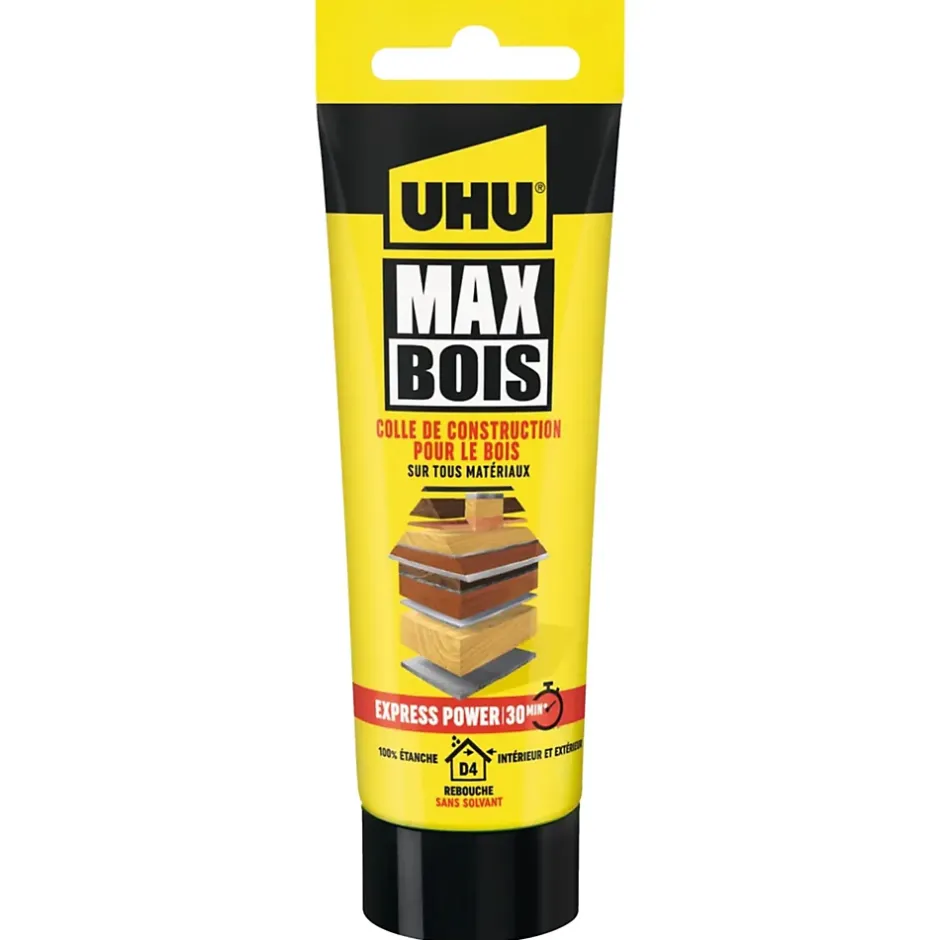 Colle à bois Wood Max Express Power 7002043 en tube de 100 g-UHU Best
